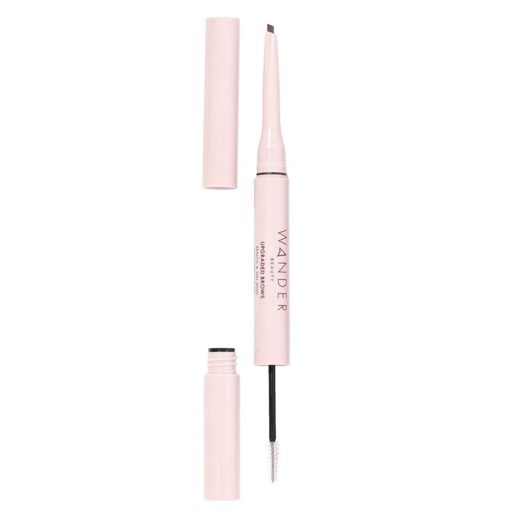 WANDER Beauty Upgraded Brows Pencil & Gel Duo Medium Brown .045oz NEW